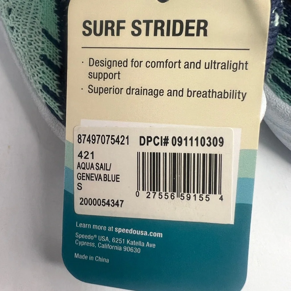 NWT Speedo Surfwalker Knit Water Shoes Quick-Dry Junior Surf Strider Size Small